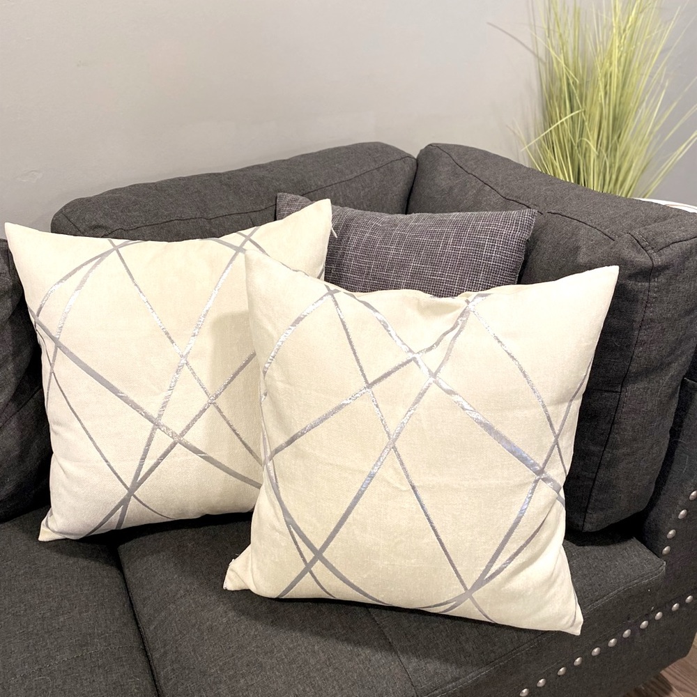 Set of 2 Accent Pillow Covers